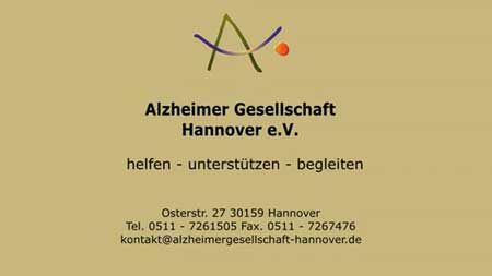 Trailer: Videovisitenkarte Alzheimer Gesellschaft Hannover